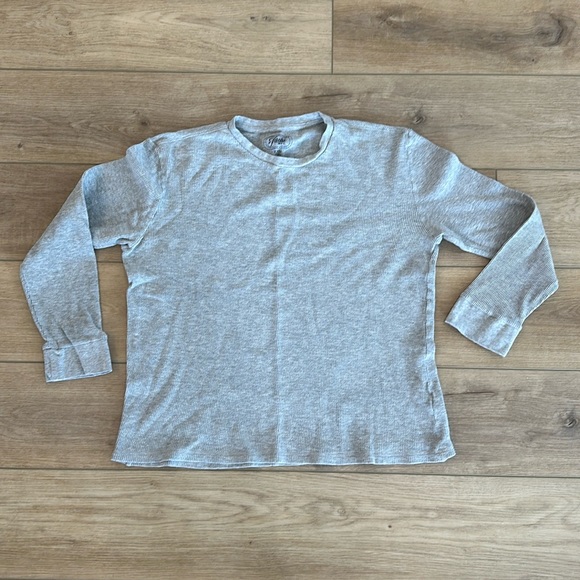 Jachs Other - Jachs MFG Grey Long Sleeve Waffle Knit Shirt